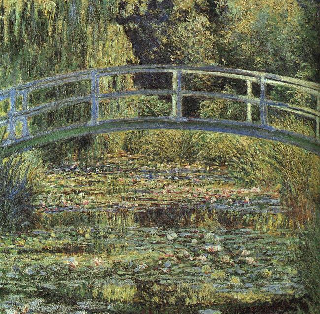 Claude Monet Waterlilies and Japanese Bridge France oil painting art